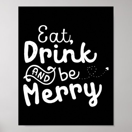 Niedlich & amp; Weihnachtsessen Poster (Vorne)