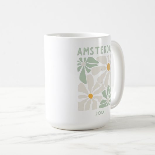 Niedlich Amsterdam Floral Kaffeetasse (VorderseiteRechts)