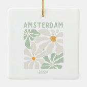 Niedlich Amsterdam Floral Keramikornament (Rückseite)