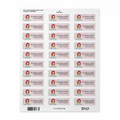 Niedlich Angel Antics Angel Girl d4 Address Labels (Vorne)