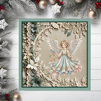 Niedlich Angel Christmas Magnetkarte