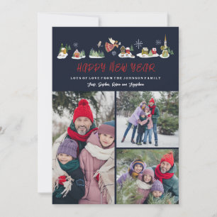 Niedlich Angel Weltfrieden Foto Neujahr 3 Fotos Feiertagskarte