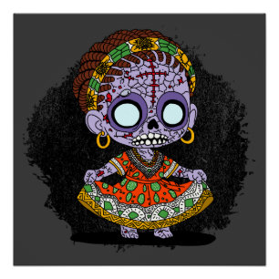 Niedlich Angolan Zombie Poster
