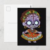 Niedlich Angolan Zombie Postkarte (Vorne/Hinten)