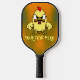 Niedlich Angry Baby Chick Personalisiert Pickleball Schläger
