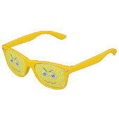 Niedlich Angry Emoji Yellow Sonnenbrille (Schrägansicht)