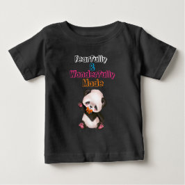 Niedlich ängstlich und wunderbar gemacht baby t-shirt