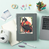 Niedlich Anime Catgirl Aufkleber (iPad Hülle)