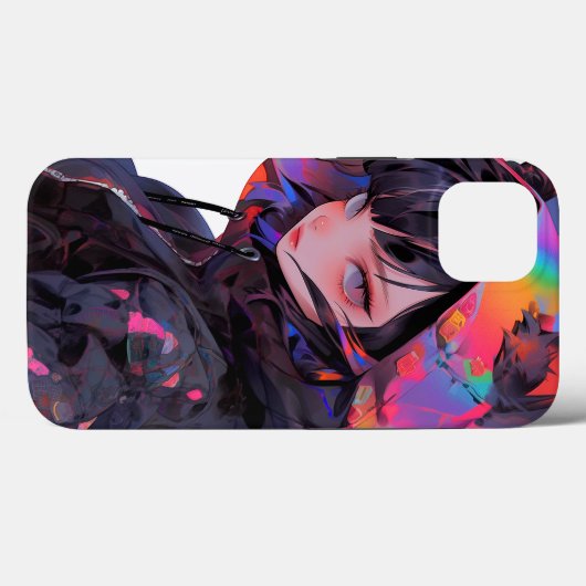 Niedlich Anime Catgirl Case-Mate iPhone Hülle (Rückseite (Horizontal))