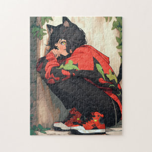 Niedlich Anime Catgirl Puzzle