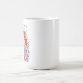 Niedlich Anime Couple Cuddling Personalisiert Kaffeetasse (Mittel)