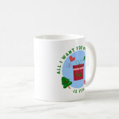 Niedlich Anime Couple Weihnachten Kaffeetasse (VorderseiteRechts)