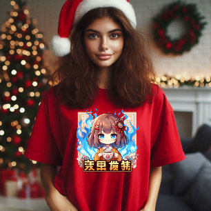 Niedlich Anime Girl   Anime-Zeichen T-Shirt