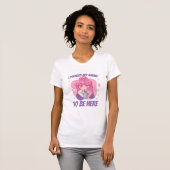 Niedlich Anime Girl Drink T-Shirt (Vorne ganz)