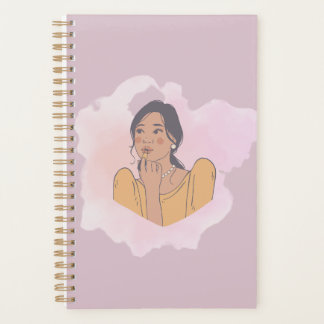 Niedlich Anime Girl Notebook Kawaii Ästhetik Planer