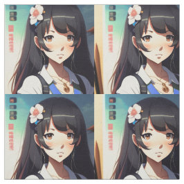 Niedlich Anime Girl Stoff