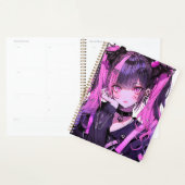 Niedlich Anime Goth Girl Planer (Anzeige)