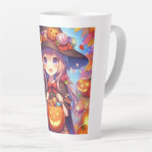 Niedlich Anime Halloween Hexe Milchtasse (Rechte Ecke)