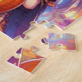 Niedlich Anime Halloween Hexe Puzzle (Seite)