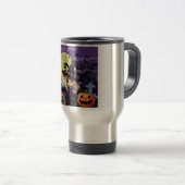 Niedlich Anime Halloween Hexe Reisebecher (VorderseiteRechts)