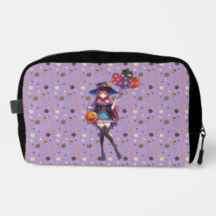 Niedlich Anime Halloween Hexe Waschbeutel