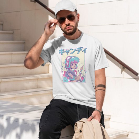 Niedlich Anime Japanese Girl T-Shirt