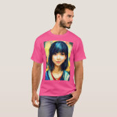 Niedlich Anime Japanisch T-Shirt (Vorne ganz)
