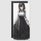 Niedlich Anime Maid Magnetkarte (Vorne/Hinten)