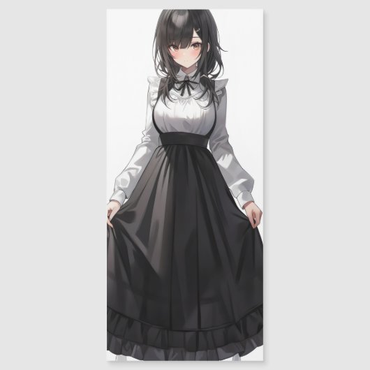 Niedlich Anime Maid Magnetkarte (Vorderseite)