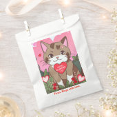 Niedlich Anime Valentine Cat Geschenktütchen (Ausgeschnitten)
