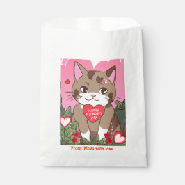 Niedlich Anime Valentine Cat Geschenktütchen