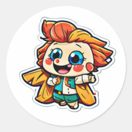 Niedlich animierte Aufkleber - Lächeln unbegrenzt