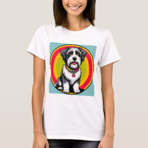 Niedlich animierte Welpe mit Collar T-Shirt