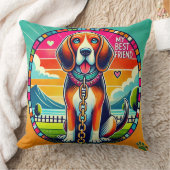 Niedlich animierter Hund Kissen (Decke)