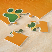Niedlich animierter Hund Puzzle (Seite)