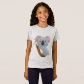 Niedlich animierter Koala-Bär T-Shirt (Vorne ganz)