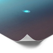 Niedlich animierter Oktopus Poster (Ecke)