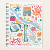 Niedlich Ann Arbor Michigan Favorite Things Planer (Vorderseite)