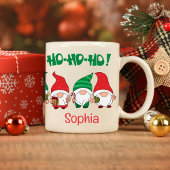Niedlich anpassbare Weihnachts-Santas Kaffeetasse