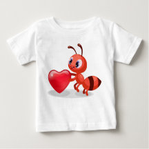 Niedlich Ant Baby Shirt