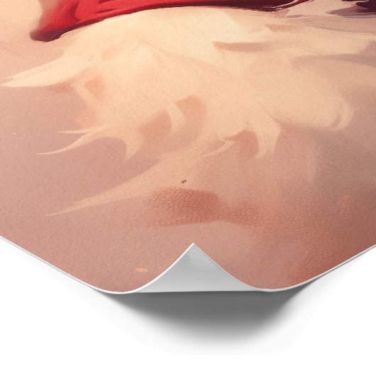 Niedlich Anthro Cat Poster (Ecke)