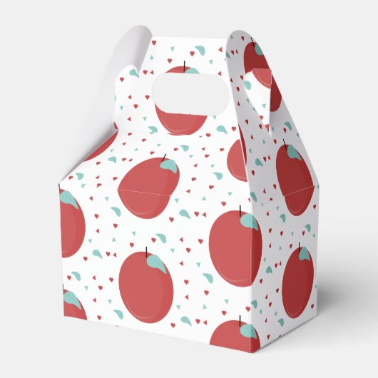 Niedlich Apple Confetti Geburtstagspartei Geschenkschachtel (Vorderseite)
