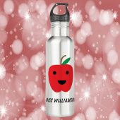 Niedlich Apple Kawaii Red Personalize Edelstahlflasche
