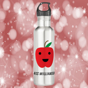 Niedlich Apple Kawaii Red Personalize Edelstahlflasche