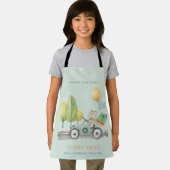 Niedlich Aqua Green Teddy Balloon Party Schürze (Insitu)