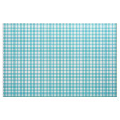 Niedlich Aquamarin Gingham Stoff (Fat Quarter (45,7 x 55,9 cm))