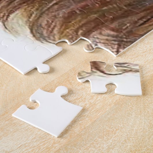 Niedlich arbeitender Cocker Spanisch Handgemälzter Puzzle (Seite)