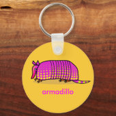 Niedlich Armadillo Schlüsselanhänger (Vorderseite)