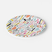 Niedlich Art beliefert Papier-Teller Pappteller (Schrägansicht)