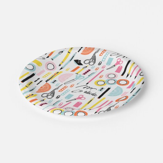 Niedlich Art beliefert Papier-Teller Pappteller (Schrägansicht)